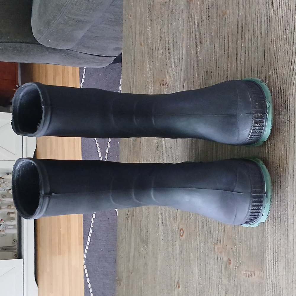 Kids Black Rain Boots